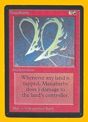 MTG MANABARBS Beta (OldManMTG 012-134) - Image 1 of 4