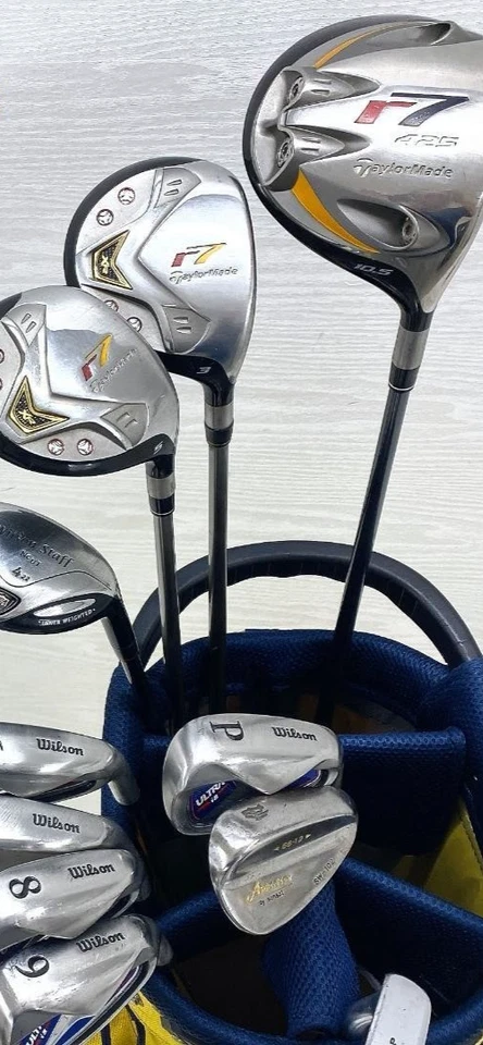 Taylormade Club Set 1W 3W 5W 4H 6-9i Pw 56 PT 11pc RH Graphite & Steel SR Men - Image 1 of 4