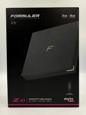 Formuler Z10 - Caja de transmisión Android 4K - 2 GB DDR4 RAM - 8 GB de almacenamiento ¡CAJA ABIERTA! Foto 1 de 2