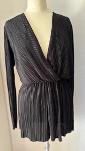 PRETTY BODY*Satin-Jumpsuit*Gr.14( passt Gr.36/38)*wNEU*schwarz*Plissee* - Bild 1 von 7