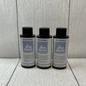 3- Paul Mitchell THE DEMI Professional Demi-Permanent Liquid Hair Color ~ 10A - Picture 1 of 3