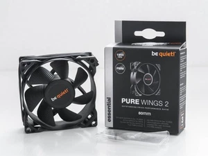 Be quiet Pure Wings 2 PWM 80 mm ventilateur PC - Afbeelding 1 van 2