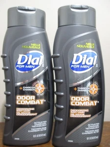 2x Zifferblatt für Männer ODOR COMBAT + CHARCOAL DESODORIZING BODY WASH 16 Oz - Bild 1 von 1