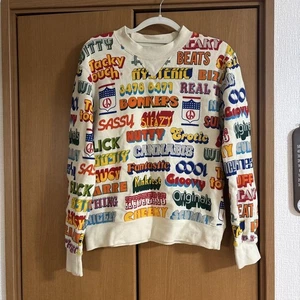Hysteric Glamour Colorful Logo Crewneck Sweatshirt White/Multi Unisex Free Size - Picture 1 of 24