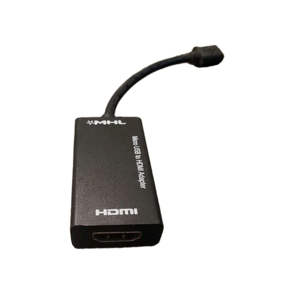 0.1M Micro USB To HDMI Female 1080p Cable TV AV Adapter Mobile Phones Tablets HD - Image 1 of 3