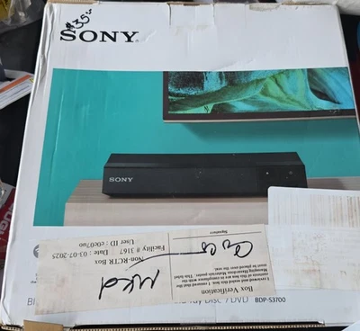 Reproductor de DVD Sony BDP-BX370 Streaming Blu-ray con Wi-Fi Dolby Digital TrueHD/DTS  Foto 1 de 4