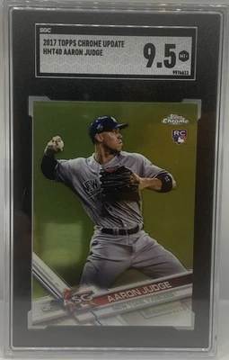 Aaron Judge RC 2017 Topps Chrome Update #HMT40 SGC 9.5 GEM Mint Yankees - Image 1 of 2