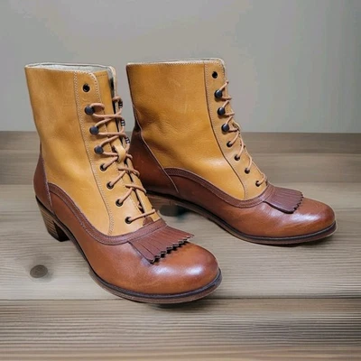 BOTAS VICTORIANAS CON CORDONES MUJER WOLVERINE SAMANTHA PLEET NESBIT KILTIE TALLA 8,5 Foto 1 de 4