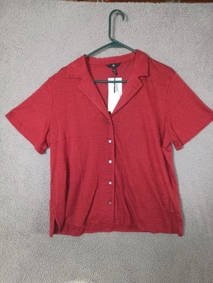 Camisa de lino Banana Republic para hombre grande con cuello de botones City Minimalist Foto 1 de 4