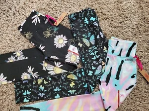 NEW LOT 3 GIRLS JUSTICE LEGGINGS, PANTS GIRLS SIZE M (10)  - Picture 1 of 5