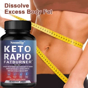 Quemador de grasa Keto - suplemento de pérdida de peso puro - 60-120 cápsulas - Imagen 1 de 9