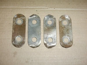 MORRIS MINOR 1000 4 TAB WASHERS FOR FRONT LEVER ARM SHOCK ABSORBER FIXING BOLTS - Picture 1 of 4