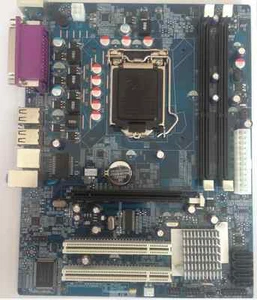 Intel P55 Micro ATX LGA 1156 Computer Motherboard Support LGA 1156/Socket H - Picture 1 of 4