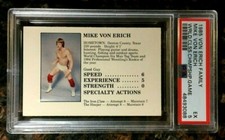 1985 Hemphill Von Erich Family Game Mike Von Erich PSA 5 EX Wrestling Card POP 1