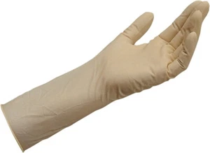 Guantes de examen de puño largo | Talla M 7,5-8 | 300 mm | LATEX | 3 pares | INDUSTRIALES - Imagen 1 de 10