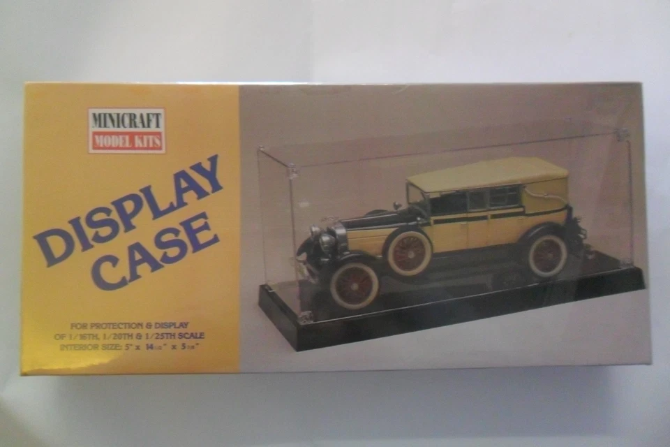 MINICRAFT MODEL KITS DISPLAY CASE VETRINETTA FOR 1:16 1:20 1:25 SCALE  ART 12002 - Immagine 1 di 1