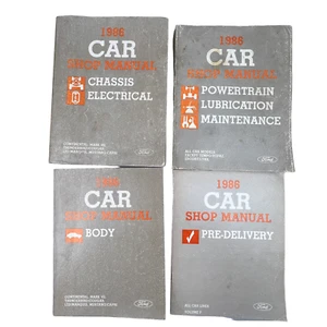 Set of 3 1986 Car Shop Manuals (Thunderbird included) - Picture 1 of 8