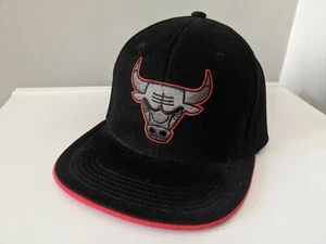 Chicago Bulls Black On Black Promo Baseball Cap New Never worn - Picture 1 of 4