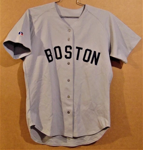 BOSTON RED SOX CARLTON FISK ROAD BUTTON-DOWN JERSEY Cover