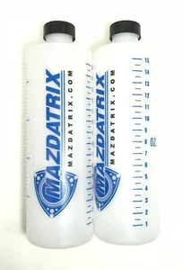 2 16OZ. MAZDATRIX MIXING BOTTLES - PREMIX NOT INCLUDED (FREE SHIPPING) - Picture 1 of 2