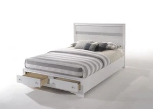 Standard Bed Upholstered With Headboard - Picture 1 of 1