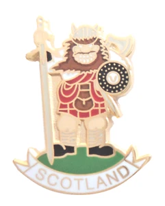 Schottland Scottish Highland Warrior Pin Anstecker  - Bild 1 von 2