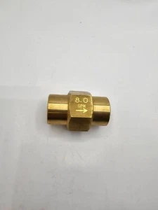 (QTY 4) 1" Female NPT Brass Flow Regulator Restrictor Orifice 8.0 GPM - Picture 1 of 7