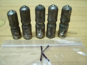 Vintage Brass Schrader Tire Valve Stem Cap Dust Covers Ford Chevy Dodge Buick - Picture 1 of 8
