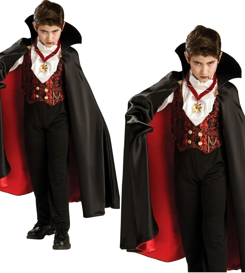 Disfraz de vampiro de Transilvania de lujo para niños Halloween vampiros Foto 1 de 1