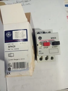 GENERAL ELECTRIC SFK01 INTERRUTTORE SALVAMOTORE 3POLI 4/6,3A 600VAC - Foto 1 di 1
