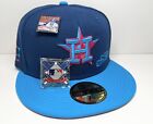 New Era 59Fifty Houston Astros￼￼ Fitted Hat Big League Chew Raspberry-7 3/8 Rare