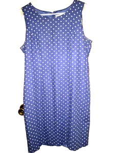 ADOLFO STUDIO ~ Women's Sleeveless Lined Knee Length Sheath Dress ~Sky Blue ~14 - Picture 1 of 5