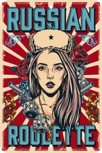 Russian Roulette Girl Russia Aluminum Tin Sign Plaque Man Cave Bar Decor S28 - Picture 1 of 1