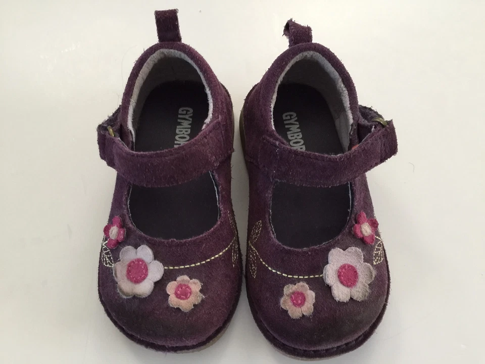 Gymboree Royal Gardens Mary Jane Girls Purple Dress Shoes Size 5 Vintage - Image 1 of 4