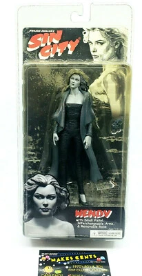 Figura de acción NECA Reel Toys Frank Millers Sin City Wendy 2005 blanco y negro NUEVO Foto 1 de 2