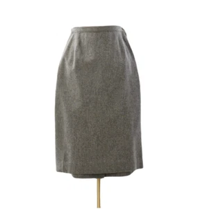 Vintage Pendleton 100% Wool Pencil Skirt Pale Gray Womens S/M - Picture 1 of 4
