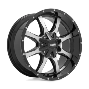 Moto Metal MO970 20x9 6x135/6x139.7 0mm Gloss Black Machined Face Wheel - Picture 1 of 2
