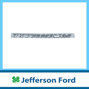Genuine Ford Titanium Badge Name Plates Suits Focus Mondeo - Picture 1 of 2