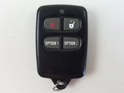AUDIOVOX KEY LESS ENTRY REMOTE FOB LED-RED KEYFOB 4-BUTTON AUTO CAR OPTION USA - Image 1 of 4