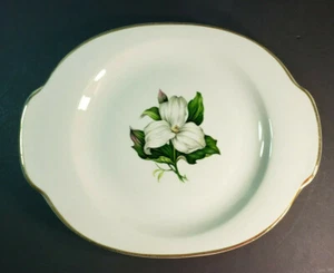 American Limoges China Glamour Trillium 22K 13" Oval Serving Platter G-410 - Picture 1 of 8
