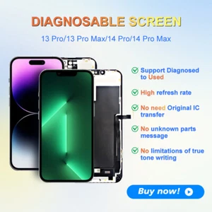 Pantalla OLED suave diagnosticable OEM para iPhone 13 14 15 Pro Max Plus pantalla LCD - Imagen 1 de 14
