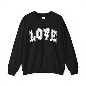 Love Sweatshirt: Cozy Unisex Crewneck, Great for Couples, Valentine's Day, - Picture 1 of 25