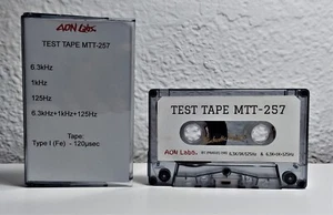 MTT-257 Calibration Cassette - IEC (PRAGUE) 1981 - 6.3kHz, 1kHz, 125Hz + Mix - Picture 1 of 1