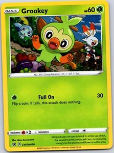 SWSH: Sword & Shield Promo Cards #SWSH070 Grookey - Picture 1 of 2