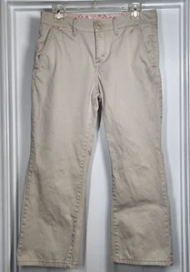 Pantaloni Capri Levis Donna 6 Tab Twills Avorio Tab Cachi Beige Tan (31x24) Elasticizzati - Foto 1 di 11