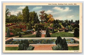 Postkarte: NE Rock Garden, Antelope Park, Lincoln, Nebraska - unbesendet - Bild 1 von 2