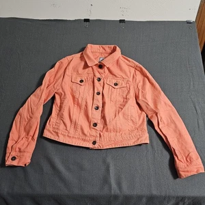 Jeansjacke JCP Größe PL 100% Baumwolle rosa Knöpfe - Bild 1 von 7