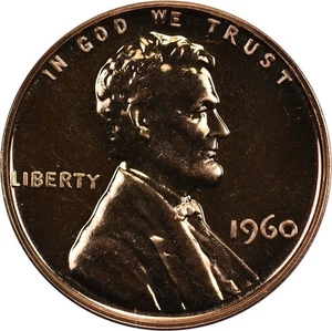 United States - 1 Cent  "Lincoln Memorial Cent" - 1960 - Unc - Picture 1 of 2