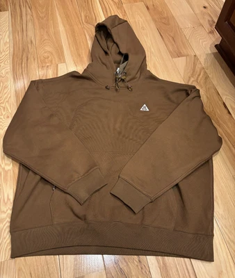 Nike ACG Tuff Polar Pullover Sudadera con Capucha Mosswood Marrón DZ3392 235 Para hombres XL NUEVO CON ETIQUETAS Foto 1 de 4