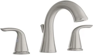 Glacier Bay Irena 2 Handle Widespread Bathroom Faucet Brushed Nickel 1008088856 - Picture 1 of 1